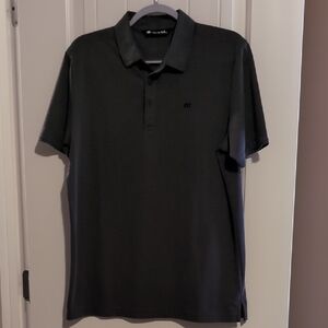 Travis Mathew Heather Gray Performance Polo